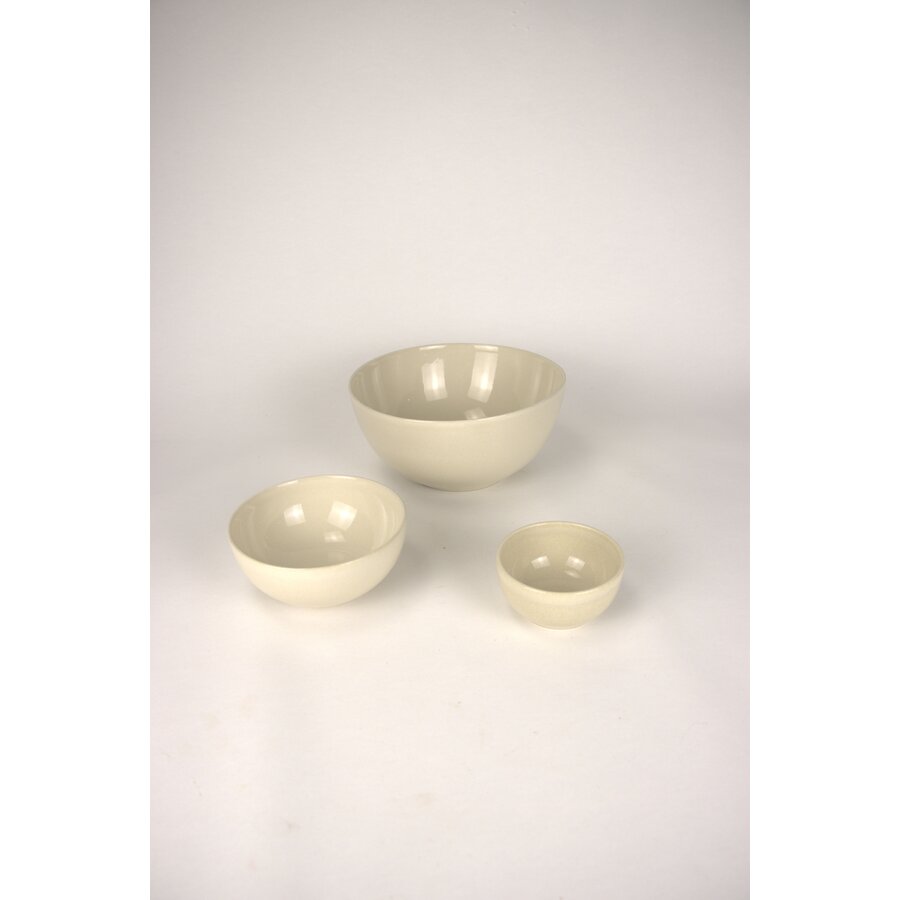 Large bowl Villa beige