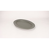 Medium oval platter Villa dark gray