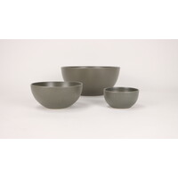 Large bowl Villa dark gray