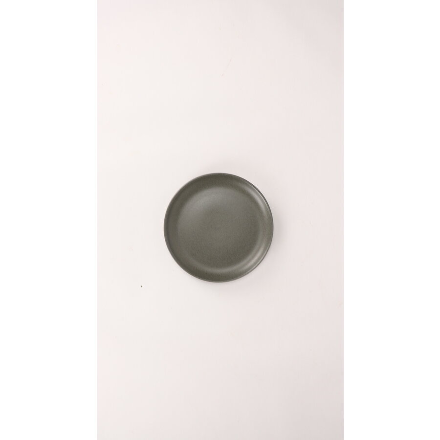 Dessert plate Villa dark gray