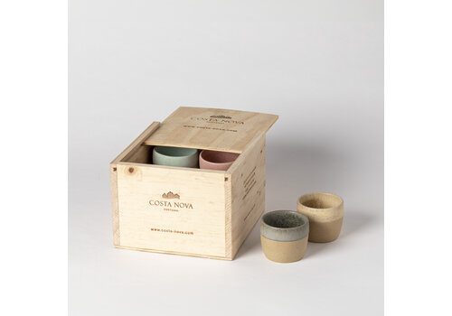  Gift Box 8 Espresso Cups Arenito Multi-Color 