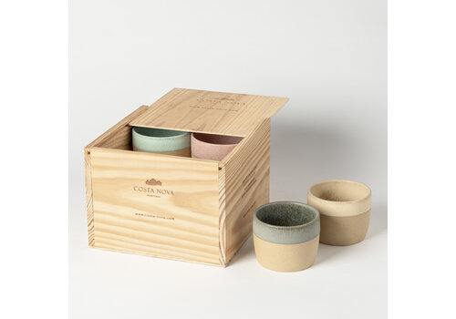  Gift Box 8 Coffee Cups Arenito Multi-Color 