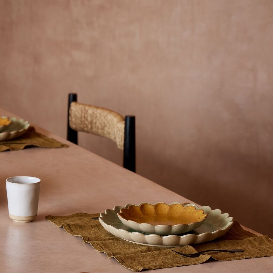 Cake Plate 19 cm Marrakesh Cumin Yellow