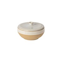 Covered Casserole 15 cm Marrakesh Sable Blanc