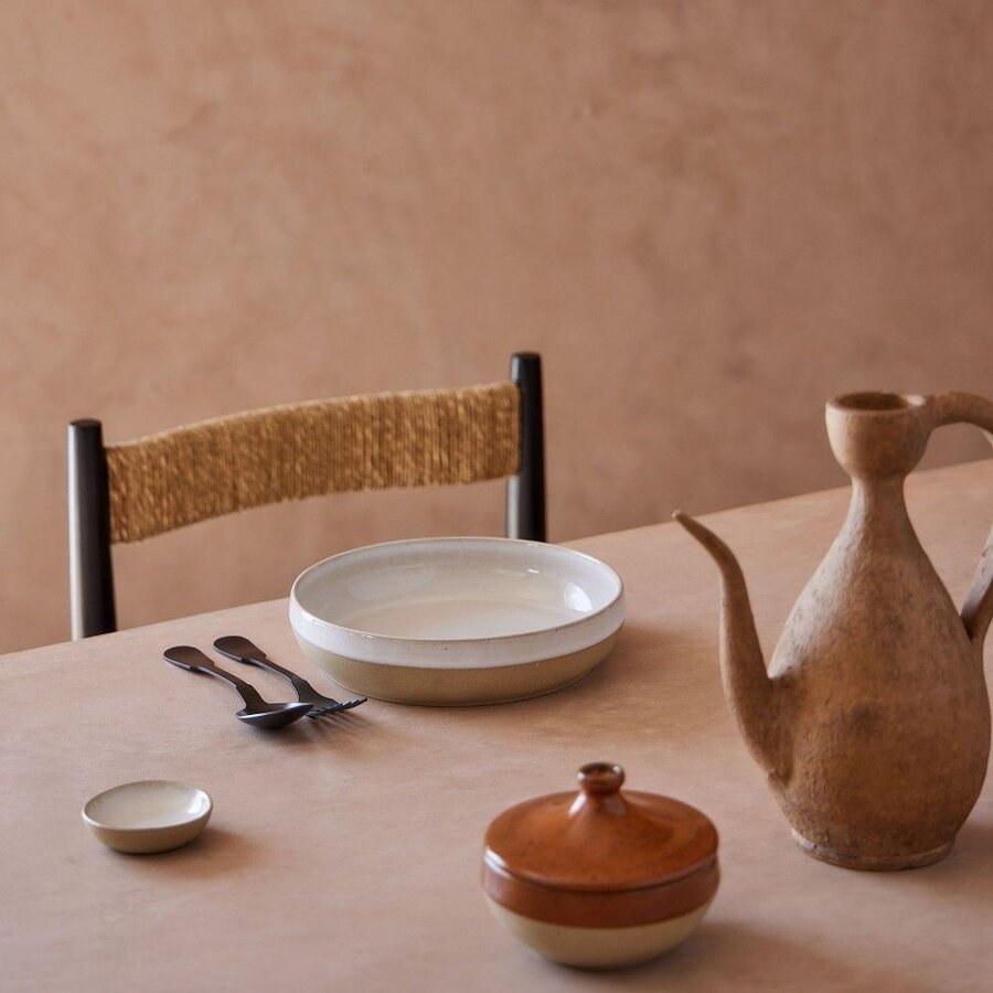 Kom 22 cm Marrakesh Wit Zand