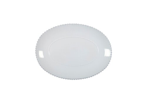  Oval Platter 40 cm Pearl White 
