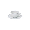 Koffiekop en Schotel 9 cl Pearl Wit