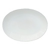 Oval platter 50cm Pearl white