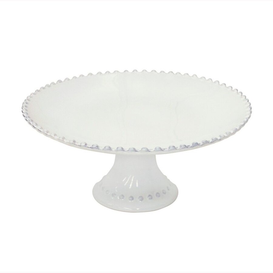 Cake Stand 28 cm Pearl White
