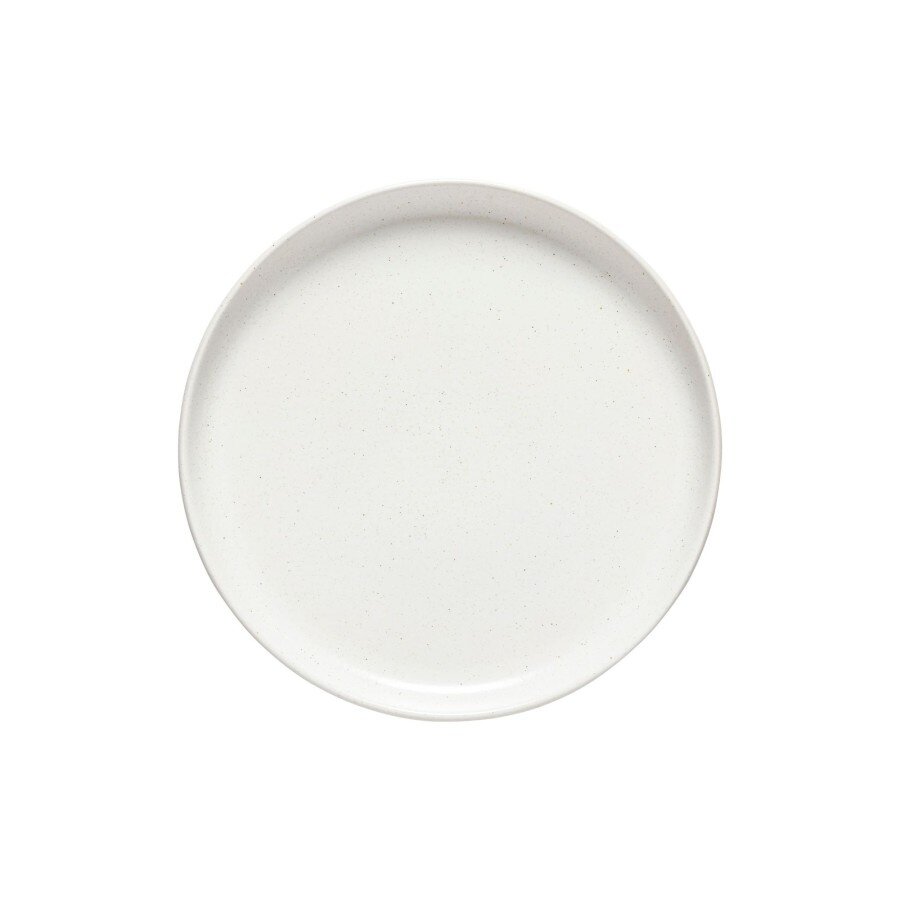 Flat round serving bowl 32cm pacifica white