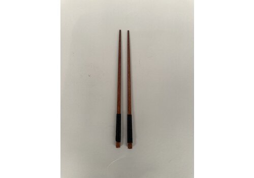  set/2 chopsticks wood black 
