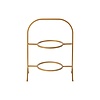 2 Cake Plates Holder Marrakesh Gold