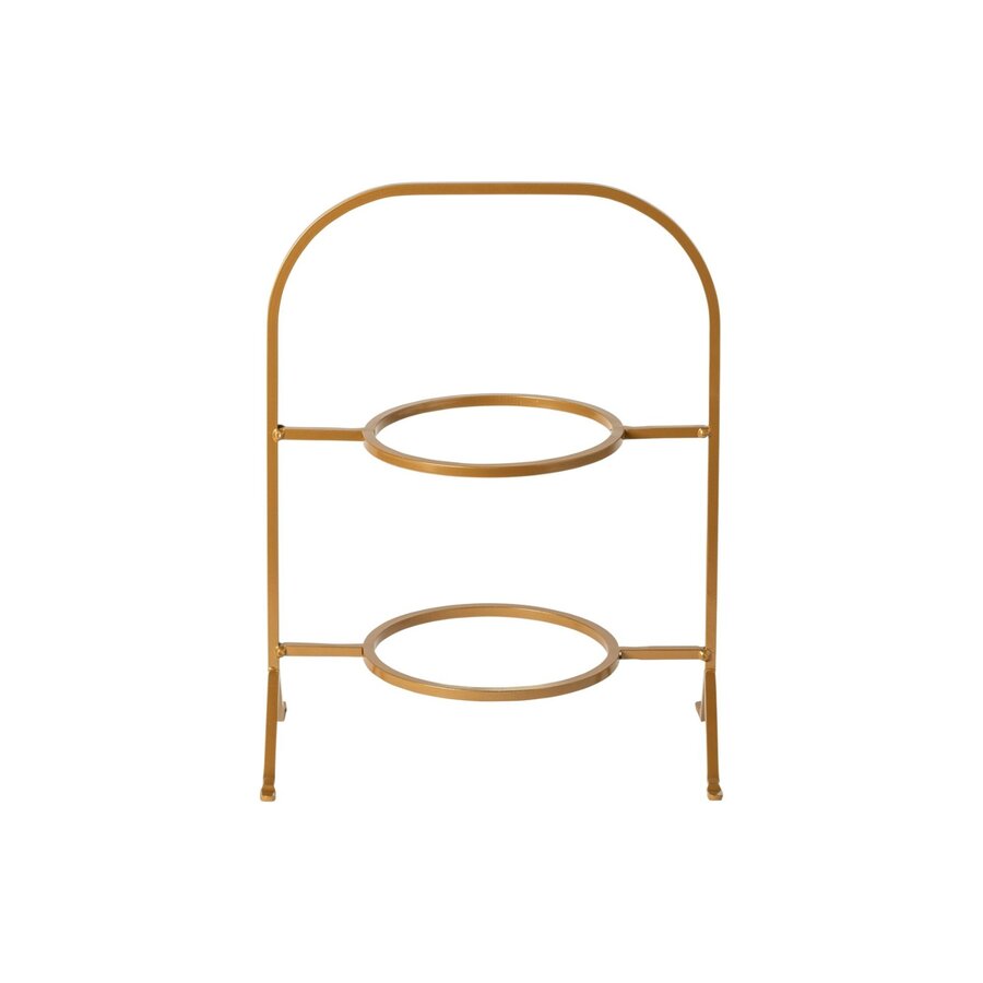2 Cake Plates Holder Marrakesh Gold