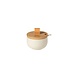suiker potje hout pacifica creme suiker potje hout pacifica creme