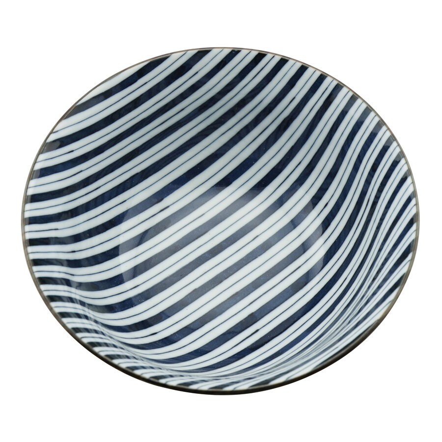 Japanese Bowl 15 cm Wide Stripe