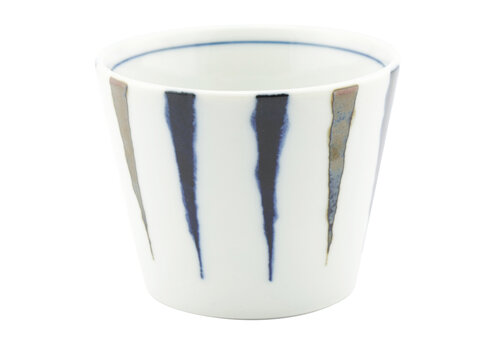  Gift Set 4 Japanese Cups Striped 