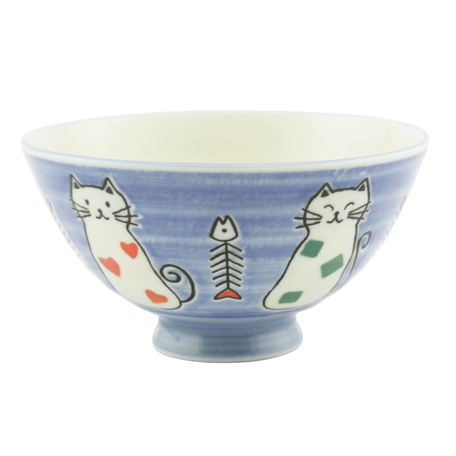 Japanese Rice Bowl 12 cm Kitties