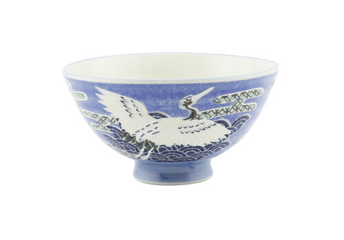  Japanse Rijstkom 12 cm Kraanvogel Lichtblauw 