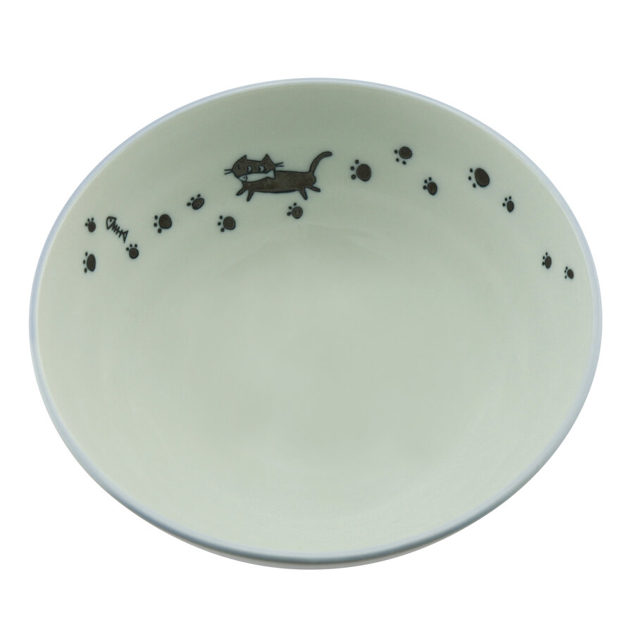 Japanese Rice Bowl 12 cm Black Cat