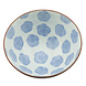 Japans rijstkommetje donkerblauw gr. bloem Japans rijstkommetje donkerblauw gr. bloem
