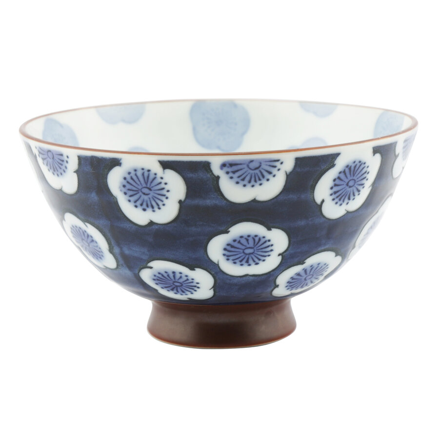 Japanese Rice Bowl 12 cm Plum Blossom