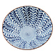 Japans rijstkommetje blauw/wit varen Japans rijstkommetje blauw/wit varen