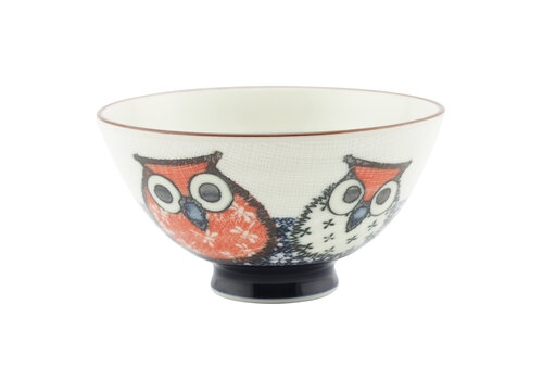  Japanese Rice Bowl 12 cm Owl 