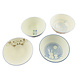 Giftset/4 Japanese ricebowls Owl Giftset/4 Japanese ricebowls Owl