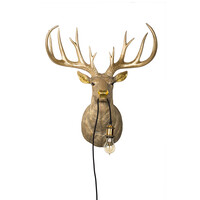 Hert Lamp Groot Goud