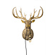 Hert Lamp Groot Goud Hert Lamp Groot Goud