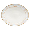 Oval platter 40cm Taormina white gold