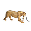 Luipaard lamp goud