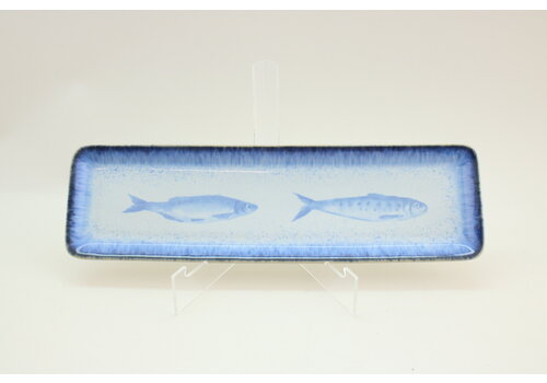  Costa Nova Rectangular Platter 37 cm Sardines 