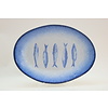 Oval dish 40cm Sardines