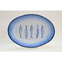 Ovale Schaal 40 cm Sardines