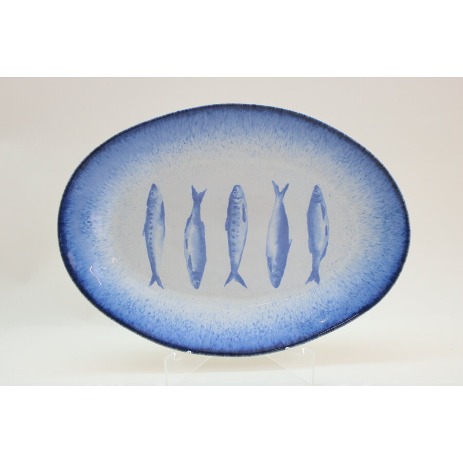 Ovale Schaal 40 cm Sardines