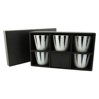Japanese mug set of 4 - Stripe