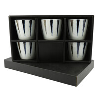 Japanese mug set of 4 - Stripe