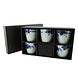 Japanese mug set of 4 - Grape Japanese mug set of 4 - Grape