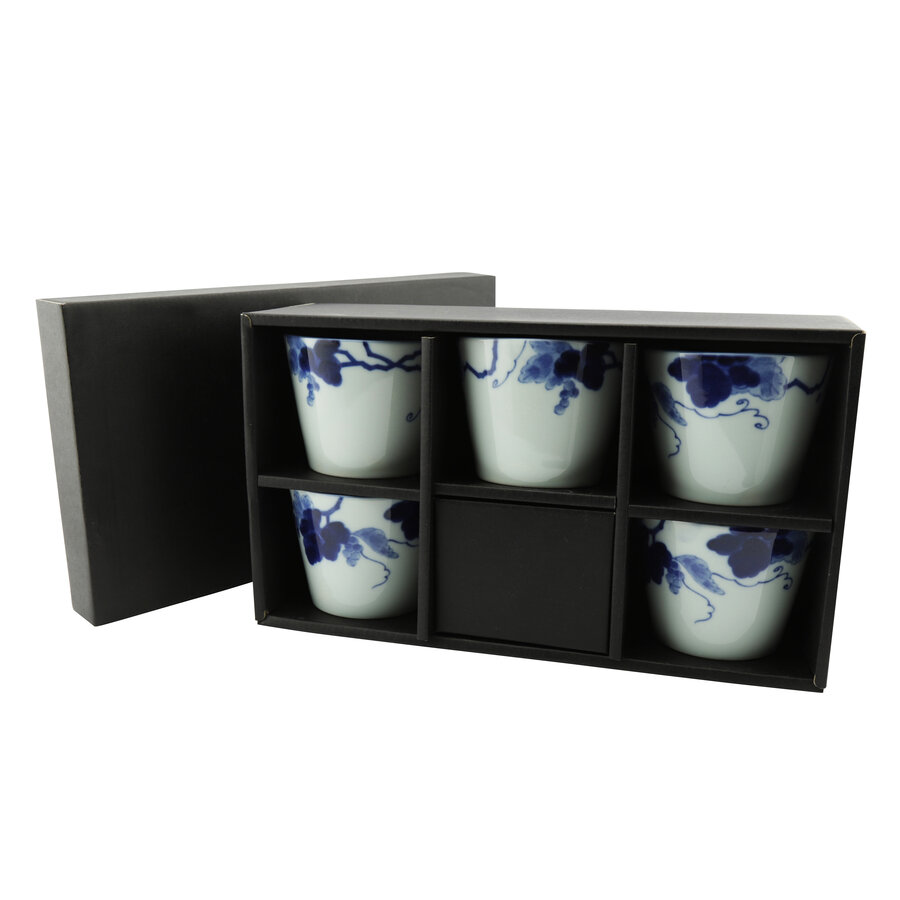 Japanese mug set of 4 - Grape