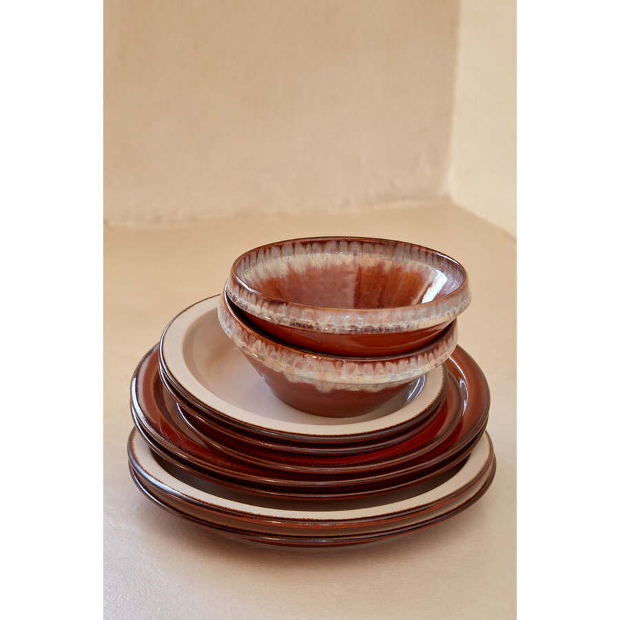 Dinerbord 26 cm Poterie Caramel