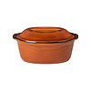 Ovale Schaal Met Deksel 25 cm Poterie Caramel Ovale Schaal Met Deksel 25 cm Poterie Caramel