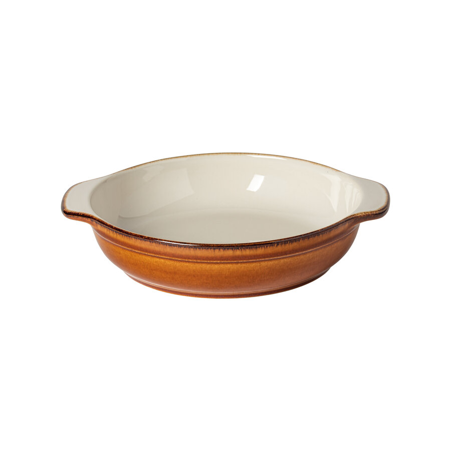 Gratin Dish 25 cm Poterie Cream-Caramel