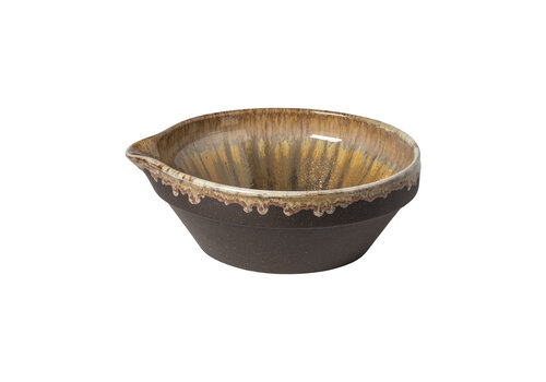  Mengkom 27 cm Poterie Mocha-Latte 