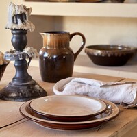 Breakfast Plate 20 cm Poterie Cream-Caramel