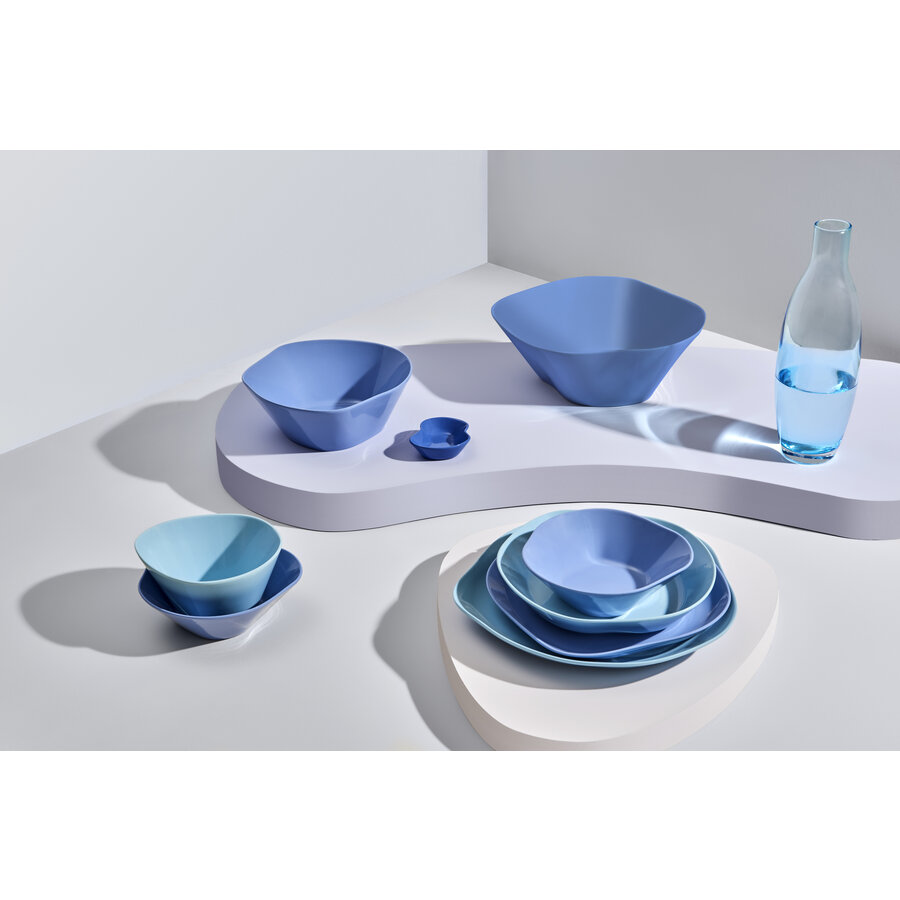 23cm Bowl Skallop Lavender