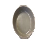 Ovale ovenschaal 33x20cm Costanova grijs