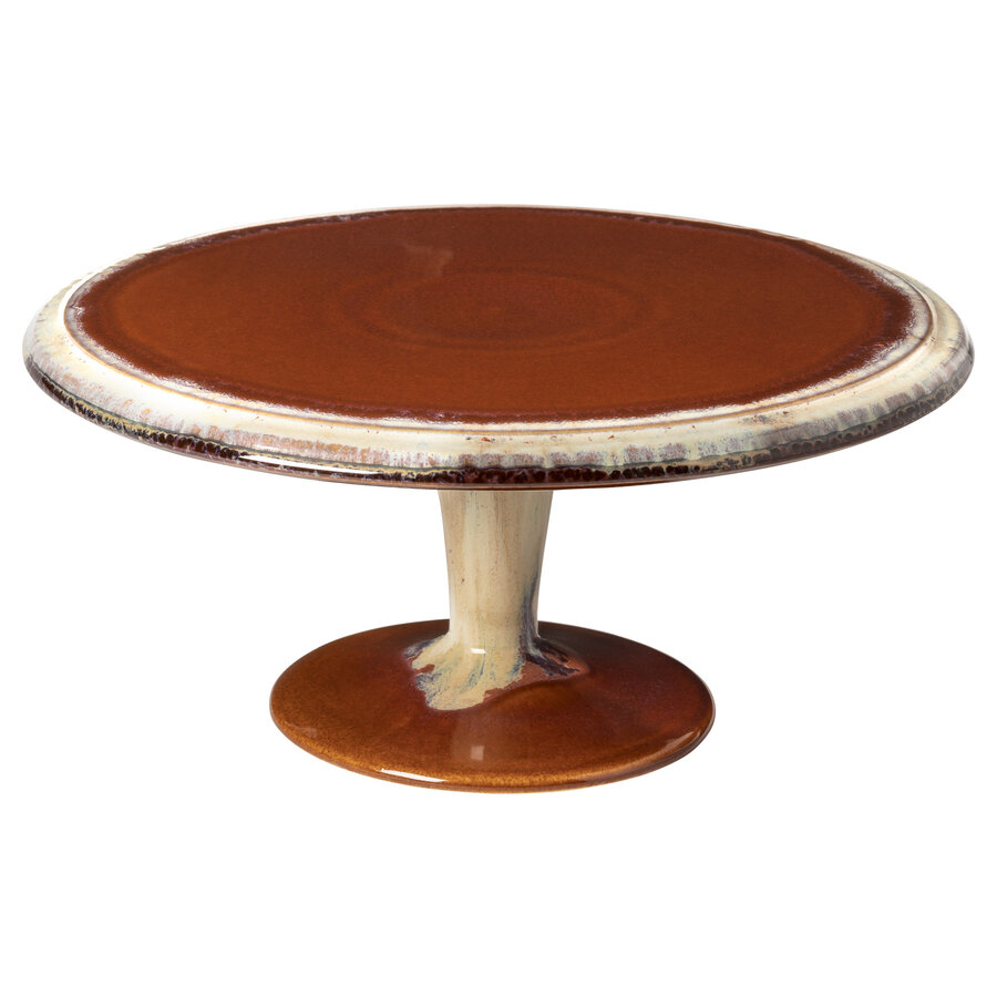 Cake Stand 33 cm Poterie Caramel-Latte