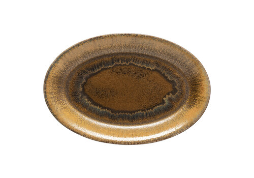  Oval Platter 46 cm Poterie Mocha-Latte 