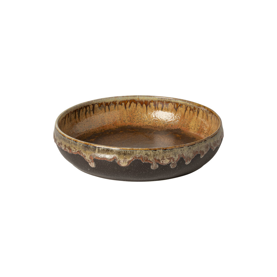 Deep Plate 22 cm Poterie Mocha-Latte
